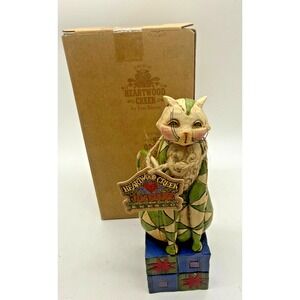 2003 Jim Shore Felicity Cat Figurine By Heartwood Creek #114423-7" Tall
